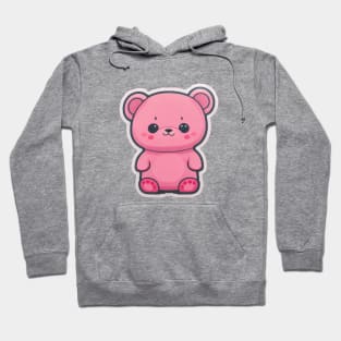 Cute pink teddy bear Hoodie